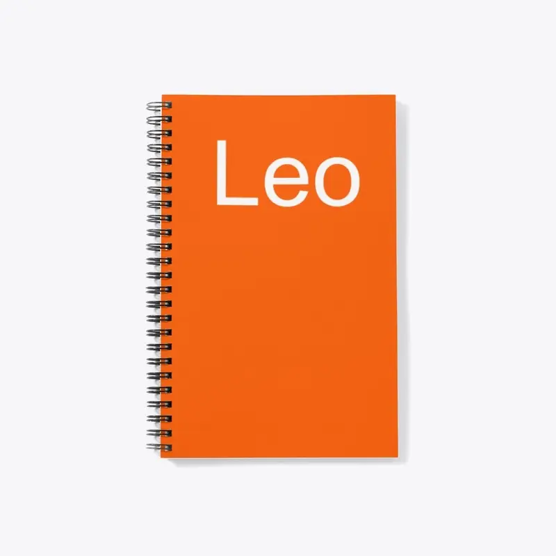 Zodiac Leo notebook