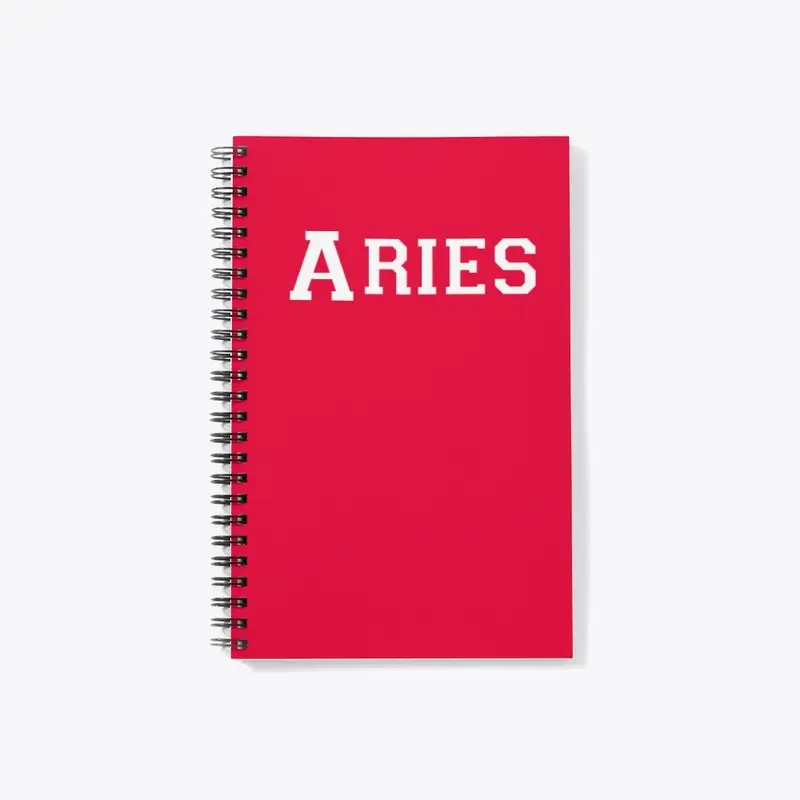 Aries notebook many colours